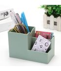 Creative Multifunctional Desktop Plastic Storage Phone Holder Pen Holder(Green)