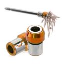 Full Metal Screwdriver Head Plus Magnet(Gold)