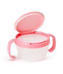 Baby Products Anti-sprinkling Design Baby Double Handle Biscuit Small Bowl Snack Cup(Watermelon Red)