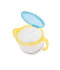 Baby Products Anti-sprinkling Design Baby Double Handle Biscuit Small Bowl Snack Cup(Yellow)