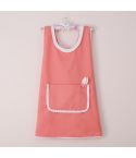 Lovely Princess Nail Beauty Apron Coffee Restaurant Work Clothes(Rabbit Pink)