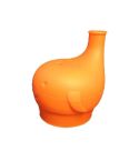 Food Grade Silicone Soft Bottle Cap Straw Accessories Elephant Spill Proof Leak Proof Bottle Cap(Orange)