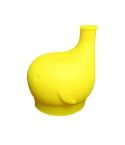 Food Grade Silicone Soft Bottle Cap Straw Accessories Elephant Spill Proof Leak Proof Bottle Cap(Yellow)