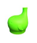 Food Grade Silicone Soft Bottle Cap Straw Accessories Elephant Spill Proof Leak Proof Bottle Cap(Green)