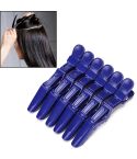 6 PCS Hair Not Easy to Slip off Hair Salon Barber Shop Style Partition Special Clip Hair Tools(Blue)