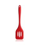 One-piece High Temperature Resistant Silicone Non-stick Spatula Kitchen Kitchenware Leak Shovel(Red)