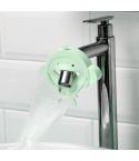 Silicone Monkey Shape Children Cartoon Faucet Water Sink Baby Hand Washing Auxiliary Extender(Green)