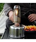 Fire-Maple Outdoor Metal Gas Tank Cover Camping G2 Flat Gas Tank Metal Cover(Bright Silver)