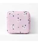 Travel Portable Sanitary Napkin Thickened Storage Bag(Begonia Flowers)