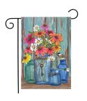 Linen Flower Series Garden Flag Garden Holiday Flag Double-sided Printing(1)