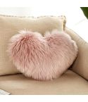 Home Cushion Pillow can be Washed without Core Heart-shaped Pillowcase, Size: 40x50cm(Pink)