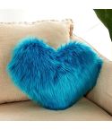 Home Cushion Pillow can be Washed without Core Heart-shaped Pillowcase, Size: 40x50cm(Navy Blue)