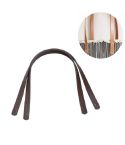 60cm Straight Rivet PU Crossbody Bag Strap Bag Accessories(Brown)
