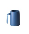 Household Wash Cup Portable Transparent Handle Mouthwash Cup(Blue)