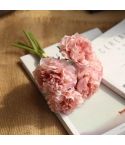 5 Heads Fake Flowers Artificial Flowers Peony Bouquet for Wedding and Home Decoration(Pink)