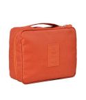 Convenient Travel Cosmetic Makeup Toiletry Case Wash Organizer Storage Pouch Bag(Orange)