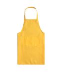 2PCS Kitchen Chef Aprons Cooking Baking Apron With Pockets(Yellow)