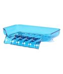 Colourful Suction Cup Drainage Soap Box(Blue)
