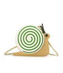 Baby Girls Tassel Purse handbag Kids Cross-body shoulder bag Gifts Cartoon Animals Bag(Snail)
