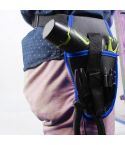 Portable Cordless Drill Holder Drill Cordless Screwdriver Waist Power Tool Bag Drill Waist Tool Belt Bag(Blue)