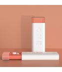 Portable Mini Dispensing Pill Box to Store Pill Sealed Box(Ivory White)