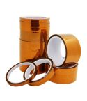 High Temperature Heat Resistant Tape Thermal Insulation Tape Polyimide Adhesive Insulating Adhesive 3D Printing Board Protection Tape(20mm)