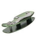 Portable Metal Key Storage Clip with Aluminum Alloy Back Clip(Green)