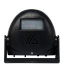Wireless Intelligent Doorbell Infrared Motion Sensor Voice Prompter Warning Door Bell Alarm(Black)