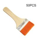 50 PCS Nylon Hair Painting Brush Oil Watercolor Water Powder Paint Brushe(12)