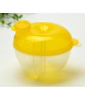 Baby Milk Powder Formula Dispenser Food Container Storage Feeding Box 3 Layer Leakproof Travel Storage Box for Kids Toddler(Yellow)