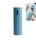 Travel Toothbrush Box Couple Toothpaste Storage Box Mouthwash Cup(Blue)