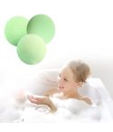 3 PCS 10g Natural Bubble Shower Bombs Ball Bath Salt Body Essential Oil Bath Ball(Green)