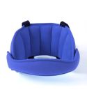 Child Car Seat Head Support Comfortable Safe Sleep Solution Pillows Neck Travel Stroller Soft Cushion (Dark Blue)