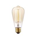 E27 40W Retro Edison Light Bulb Filament Vintage Ampoule Incandescent Bulb, AC 220V(ST64 Filament)