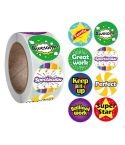 Children Toy Reward Stickers Office Stationery Decoration Label Sealing Sticker, Size: 2.5cm / 1inch(A-113)