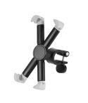 Motorcycle Bicycle Phone Holder Outdoor Riding Equipment Suitable For 4.7-8 Inch Mobile Phone/Tablet(Gray)