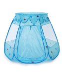 Children Indoor Foldable Hexagonal Tent Game House(Blue)