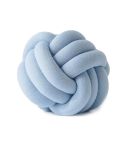 Hand-Made Knotted Ball Pillow, Size: Diameter: 25~30cm(Sky Blue)