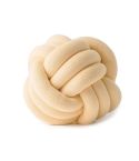 Hand-Made Knotted Ball Pillow, Size: Diameter: 25~30cm(Goose Yellow)