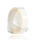 CIDY 9mm 3D Embossed Manual Label Tape, Suitable Label Machine DYMO1610 / Motex1540 Sticker Printer(Transparent 3D-125)