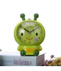 Creative Home Day Cartoon Flower Bee Talking Student Alarm Clock(Green)
