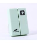 Folding Portable Sealed and Dispensing Small Pill Box(Green)