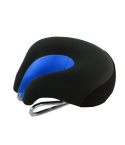Bicycles Soft Saddle Mountain Bikes Thick Shock Absorption & Comfortable Seat Accessories(Black Blue)