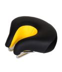 Bicycles Soft Saddle Mountain Bikes Thick Shock Absorption & Comfortable Seat Accessories(Black Yellow)