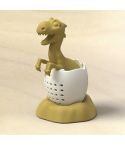 Dinosaur Baby Silicone Tea Strainer(Candlelight Yellow)