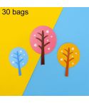30 Bags Forest Tree Cake Insert Card Flag Insert Baking Decoration Birthday Cake Card Insert Cake Decoration(CP-492)