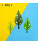 30 Bags Forest Tree Cake Insert Card Flag Insert Baking Decoration Birthday Cake Card Insert Cake Decoration(CP-493)