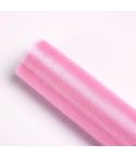 Snow Yarn Flowers Packaging Wedding Decoration Simple Gauze Flowers Packaging Materials 48cmx4.5m(Light Pink)