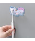 Bathroom Washing Hook Toothbrush Holder(Lake Blue 3 Hooks)