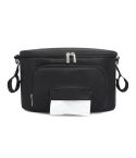 Baby Stroller Bag Mummy Bag Stroller Accessories Hanging Bag(Black)